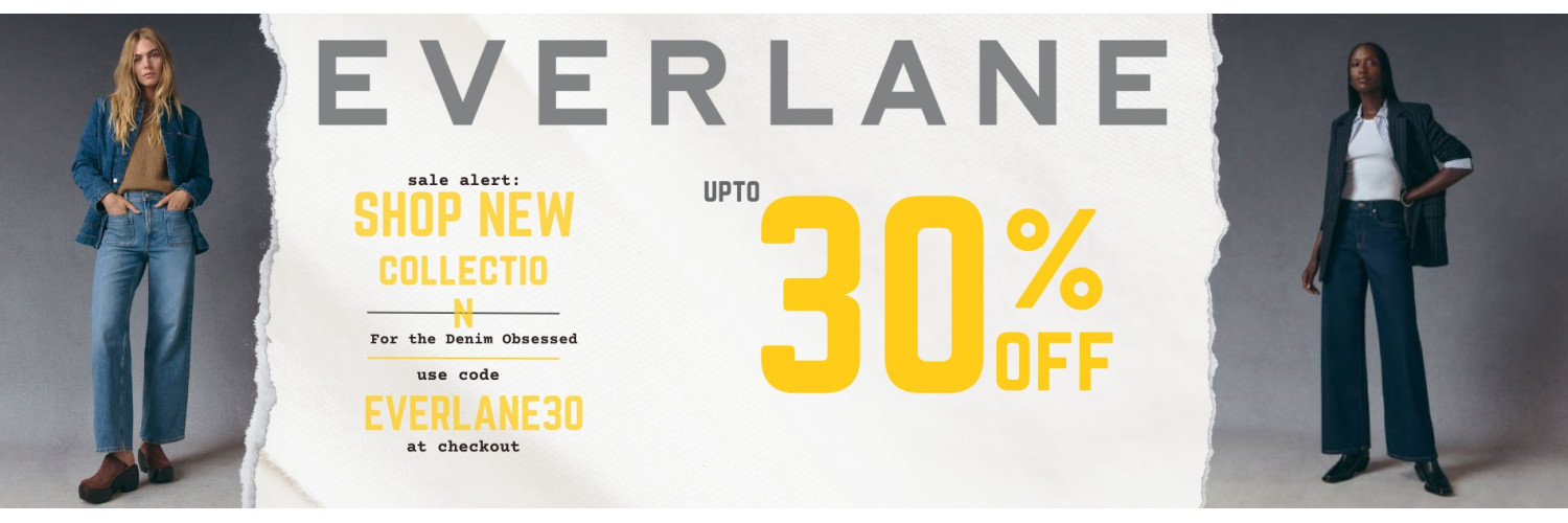 Online coupon banner for fashion savings and promo code deals